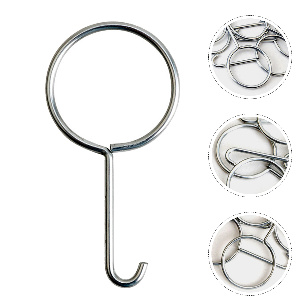 Drain Pipe Clip - 10 Pcs Stainless Steel Drain Grate