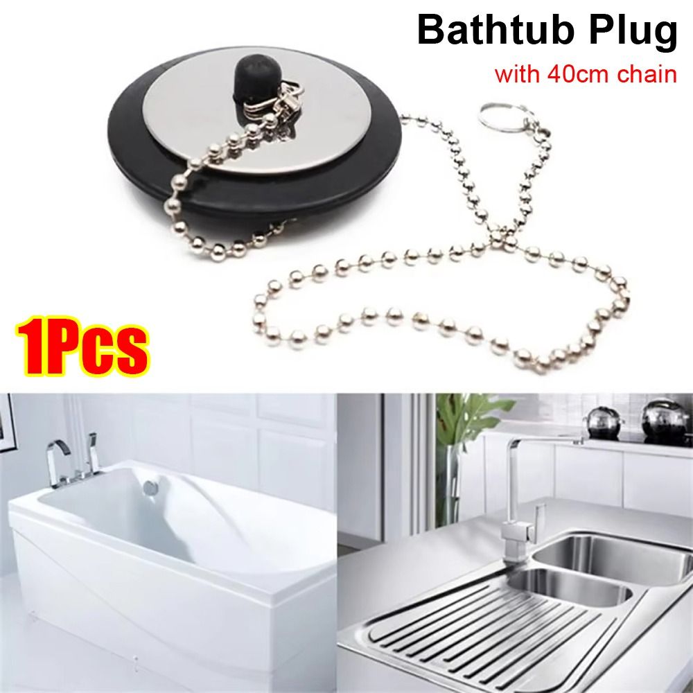 Drain Pipe Clip - 1Pcs New Rubber Tub Stopper Universal