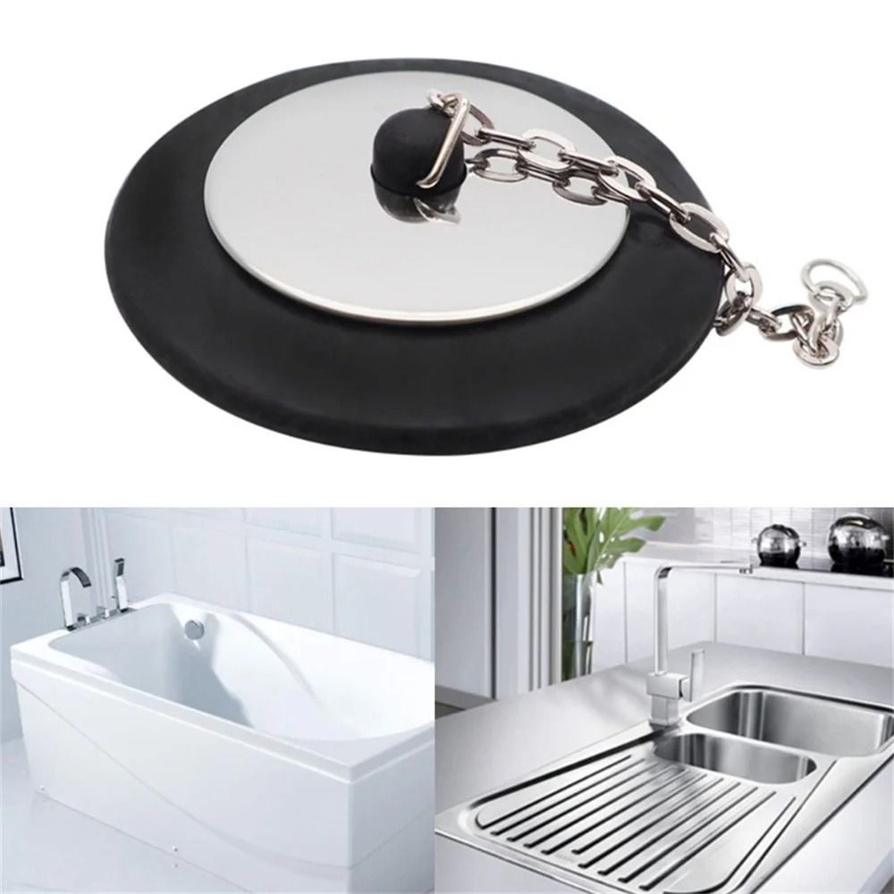 1Pcs New Rubber Tub Stopper Un - Drain Pipe Clip ulasan dan harga