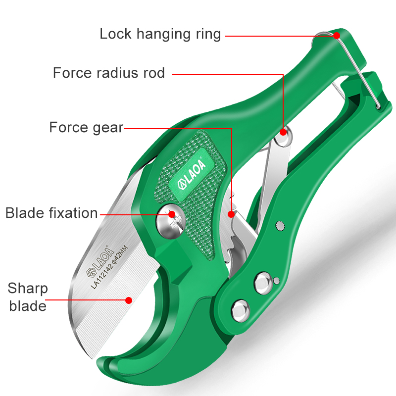LAOA 42MM PVC Pipe Cutter Alum - Pipe Cutter Ratchet ulasan dan harga