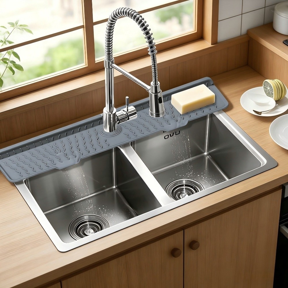 New Silicone Faucet Drain Mat  - Silicone Tap Washer ulasan dan harga