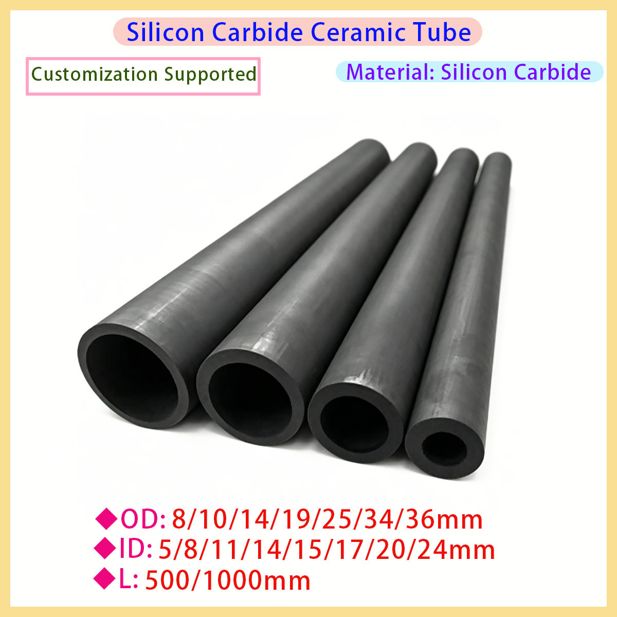 SiC Ceramic Pipe Pressureless  - Pipe Freeze Spray ulasan dan harga